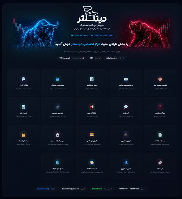 داشبورد مدیریت فارکس یار